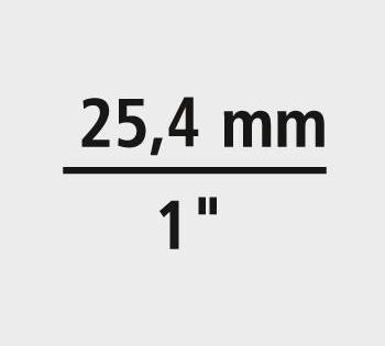 Actual product image HAZET Reducer 1158-2 ∙ Square, hollow 25 mm (1 inch) ∙ Square, solid 20 mm (3/4 inch)