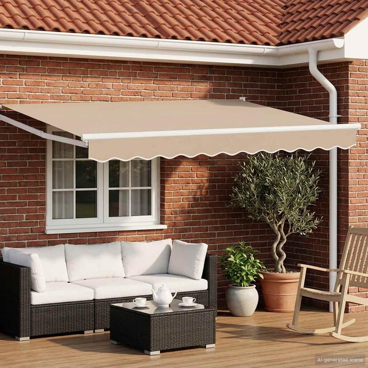 Actual product image vidaXL Einziehbare Markise (2 m)