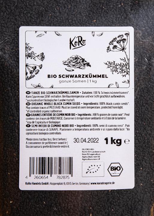 Produktbild KoRo Schwarzkümmelsamen (1000 g)