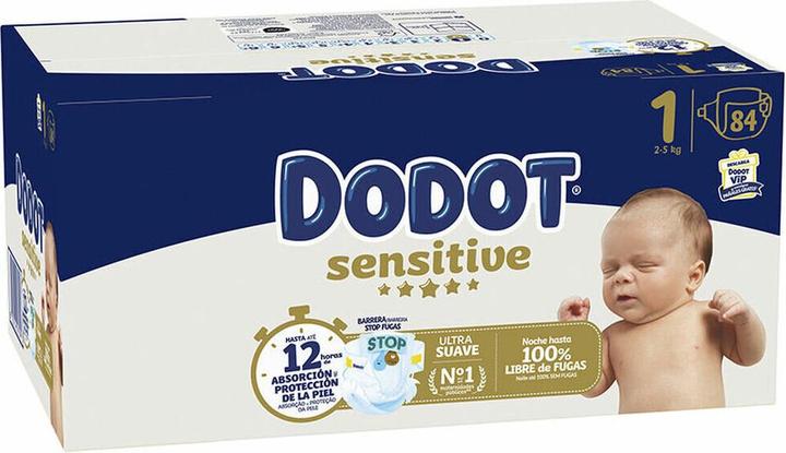 Productafbeelding Dodot Sensitive 2-5kg 84 Stück (Gr. 1, 84 Stuk)