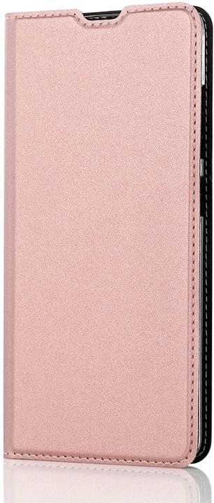 Wave BookCase -suojakotelo, Samsung Galaxy A51, ruusukulta (Samsung Galaxy A51)