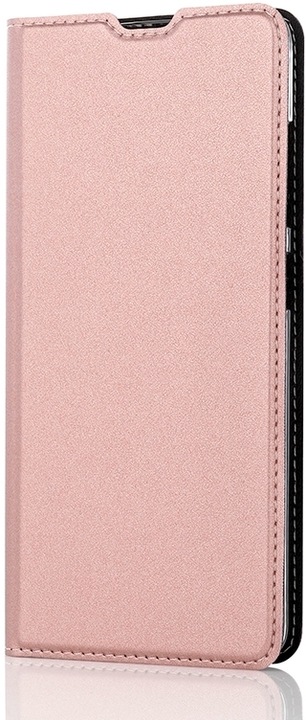 Wave BookCase -suojakotelo, Samsung Galaxy A51, ruusukulta (Samsung Galaxy A51)