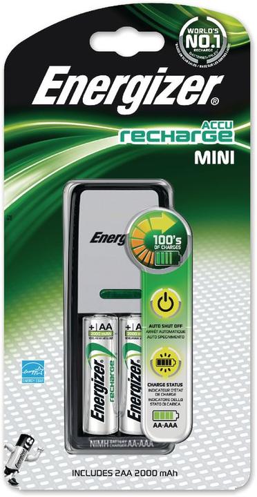 Actual product image Energizer Accu Recharge Mini (3 pcs., AAA, 700 mAh, Battery + charger)
