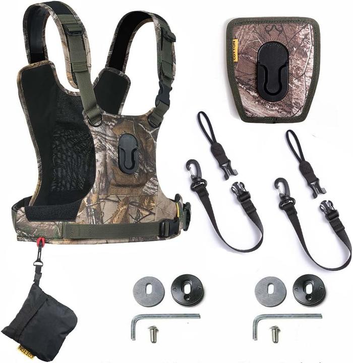 Image du produit Cotton Carrier G3 two Camera Harness Realtree Xtra Camo #CC-147CAMO (Sangle d'épaule)