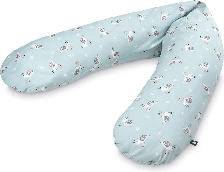 Actual product image Julius Zöllner Nursing Pillow Jersey Snail 190 cm (76 cm)
