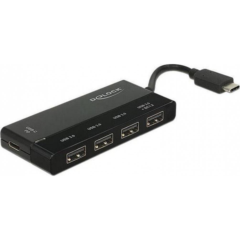 Thumbnail - Delock 62793 (USB-C, 5 Ports), Dockingstation + USB Hub, Schwarz