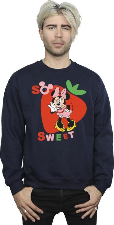 Actual product image Disney Mens Minnie Mouse So Sweet Strawberry Sweatshirt (L)