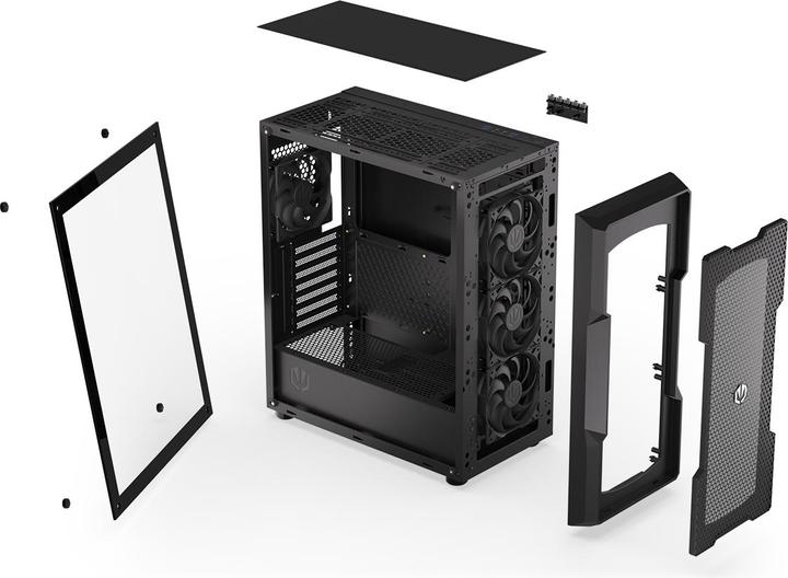Actual product image Endorfy Regnum 400 Air EY2A008 (mATX, Mini-ITX, ATX)