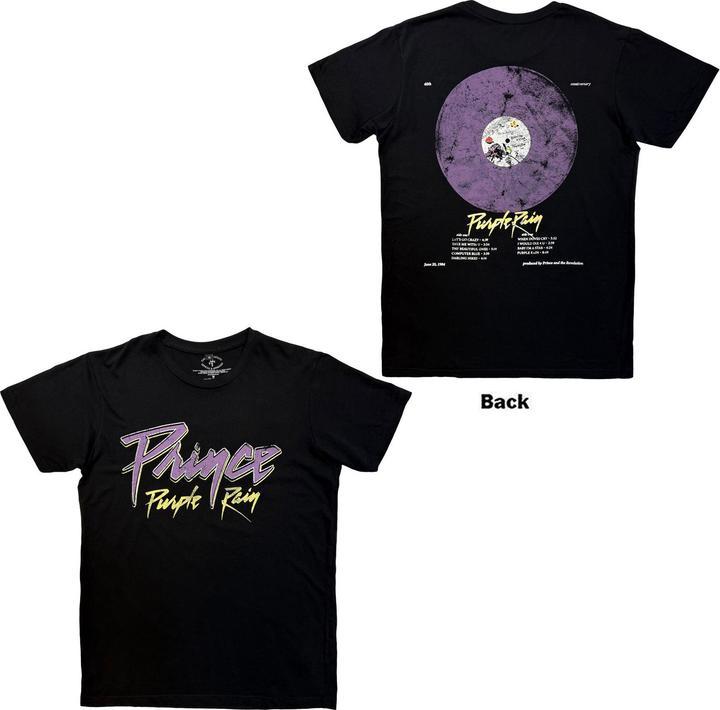 Produktbild Prince Purple Rain 40th Anniversary Back Print (M)