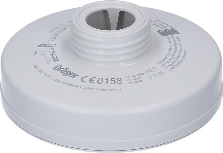 Produktbild Dräger Partikelfilter Rd40 1140 P3 (veraschbar) (P3, 1 x)