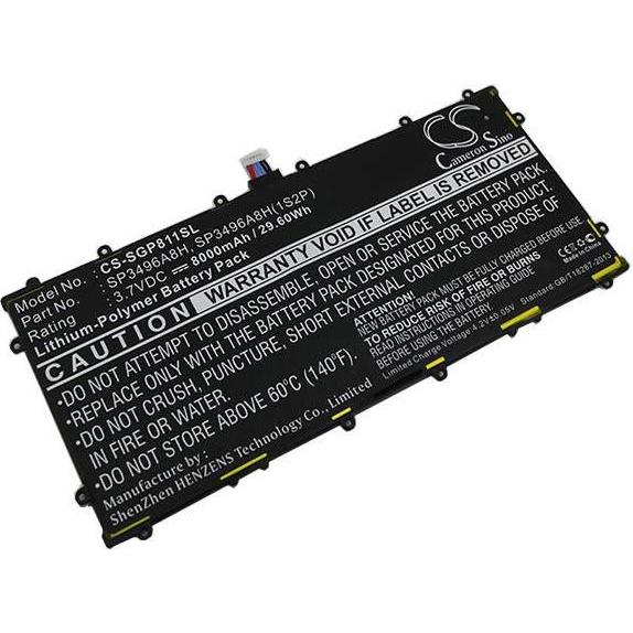 CoreParts Battery for Google Mobile (8000 mAh), Notebook Akku, Schwarz