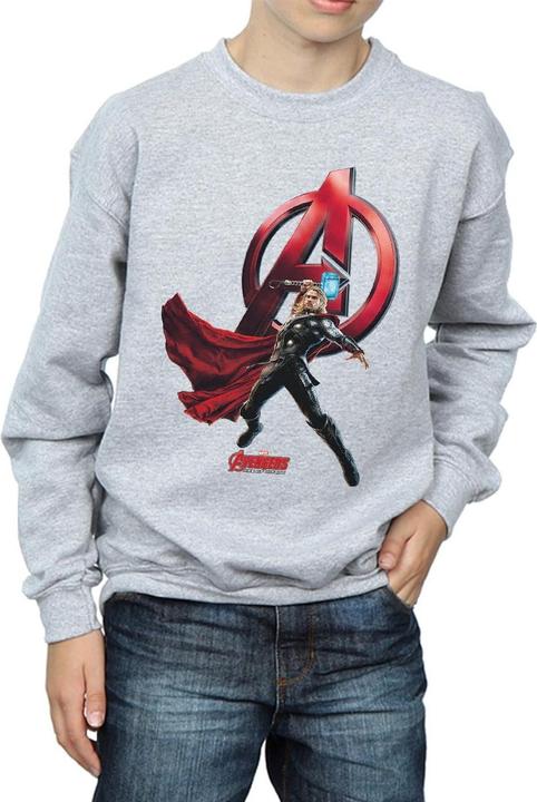 Actual product image Boys Thor Pose Sweatshirt (140, 146)
