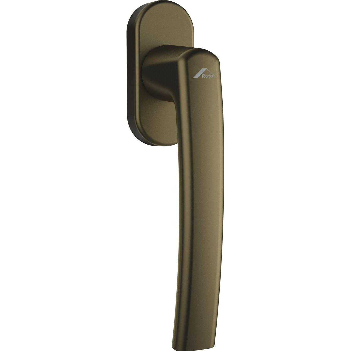 Roto, Türgriff + Fenstergriff, Fenstergriff ROTOLINE VK 7 x 35 mm, Aluminium mittelbronze eloxiert (Türgriff)
