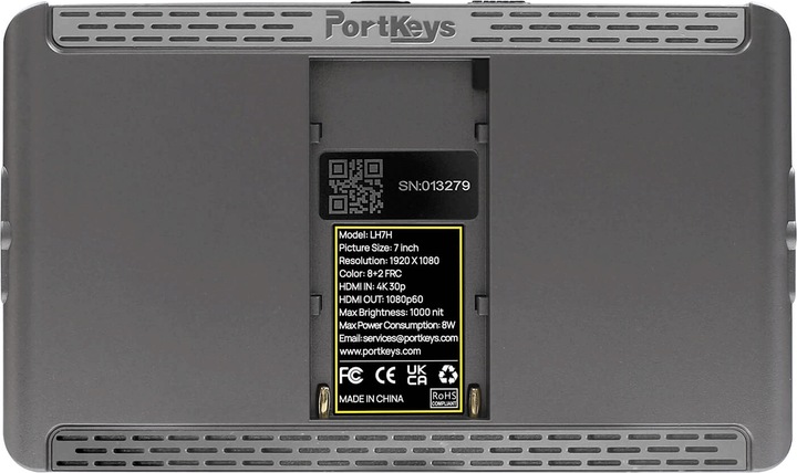 Actual product image Portkeys LH7H (7", Full HD)