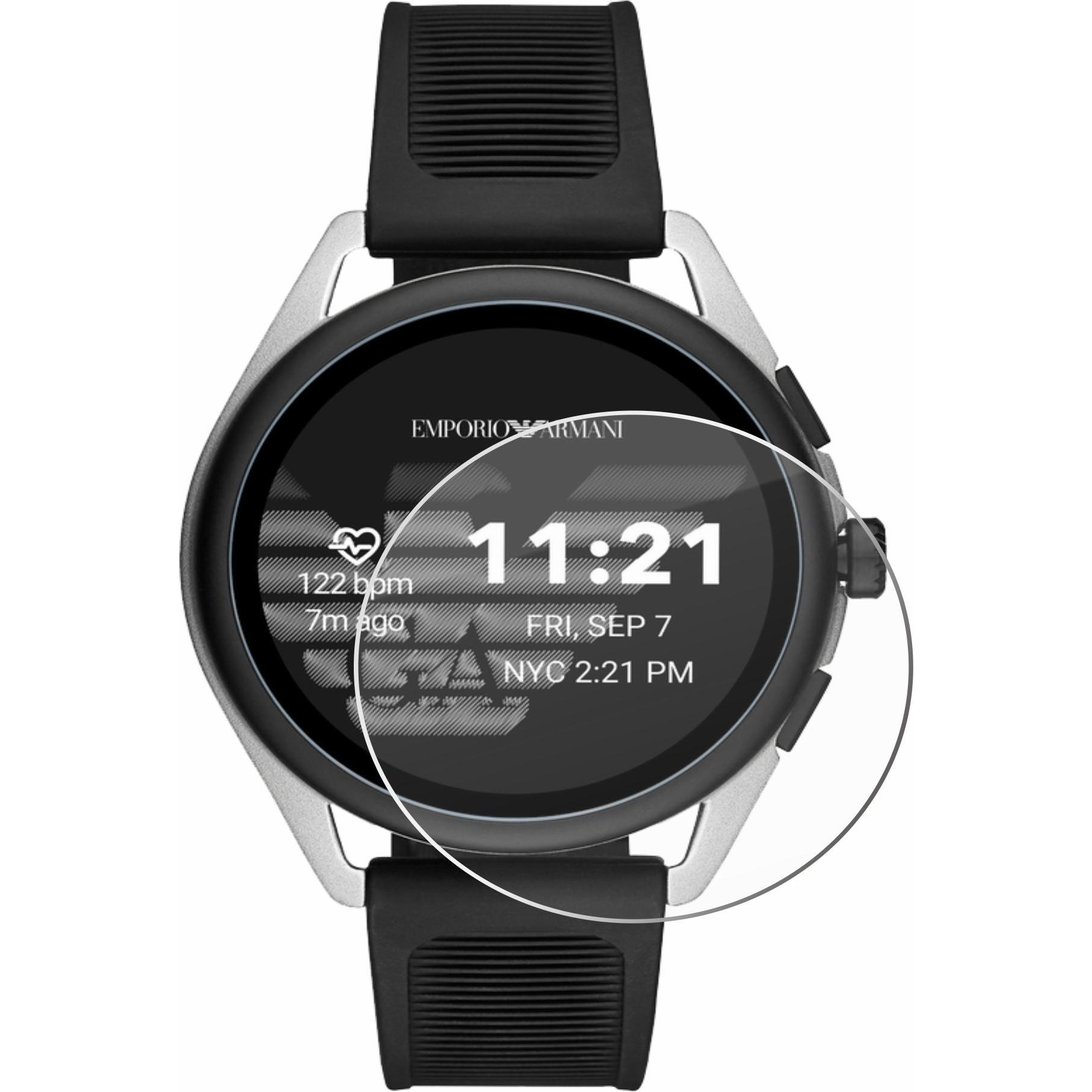 Thumbnail - Savvies Panzerglas Hartglas Displayschutz, Smartwatch Schutzfolie, Transparent