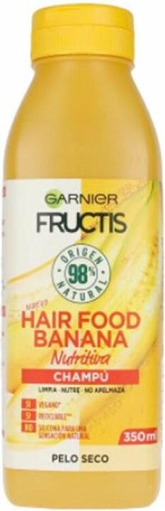 Garnier Fructis Hair Food Banana Nourishing Shampoo 350 ml (350 ml, Flüssiges Shampoo)