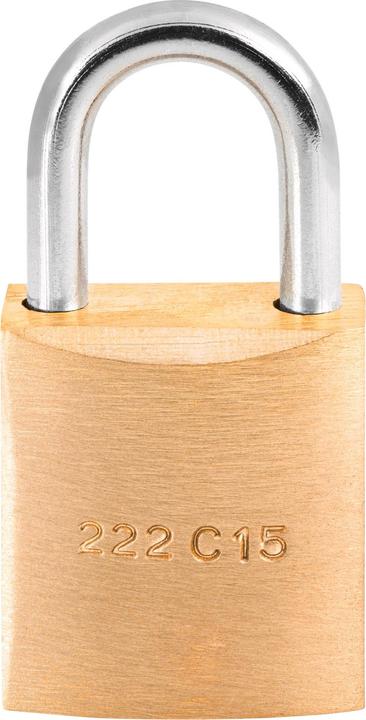 Productafbeelding Burg Wächter Cilinderslot 222 15 Slothuisbreedte 15 mm messing met verschillende sleutels