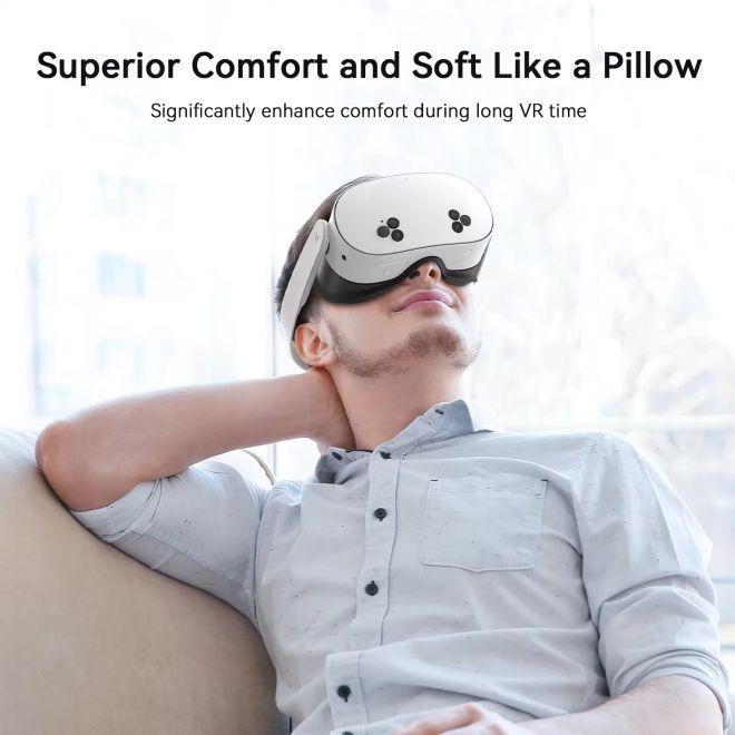 Produktbild AMVR Meta Quest 3S Silikon Gesichts Polster – Elite-Maske breit