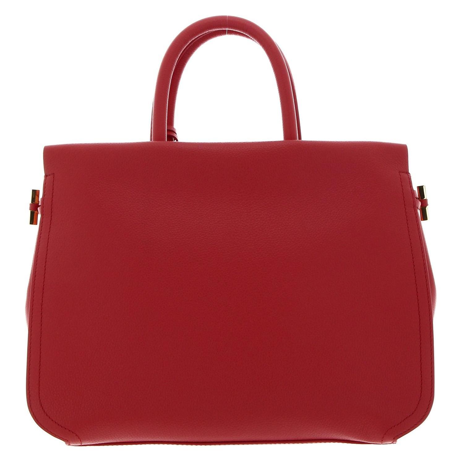 Coccinelle, Damen, Handtasche, Ledertasche - Henkeltasche Coccinelleblue, Pink