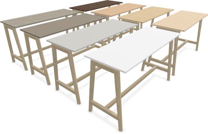 Actual product image Narbutas Nova Wood high table (180 x 70 x 105 cm)