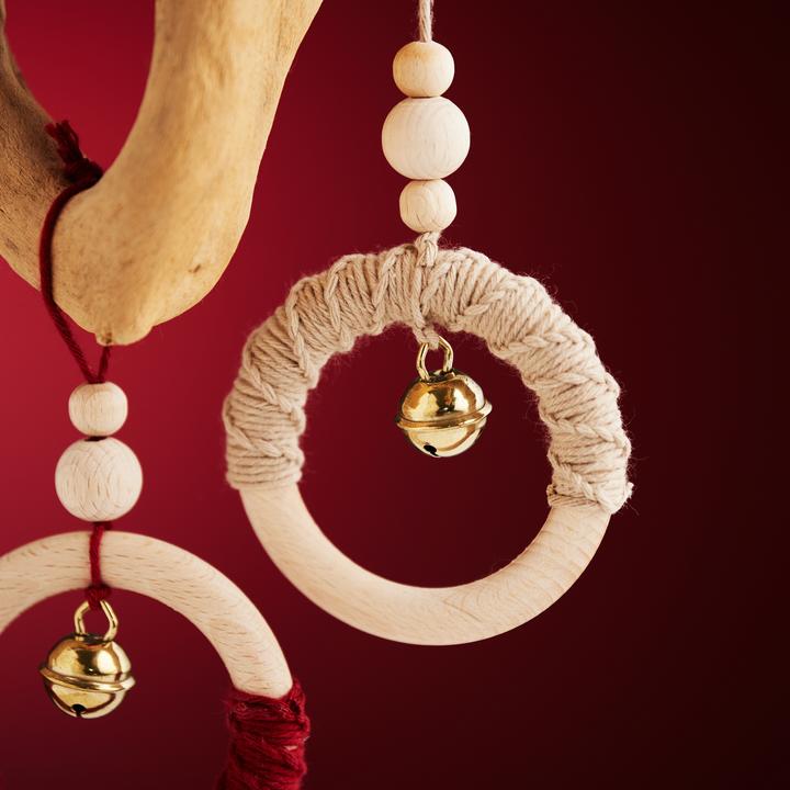 Actual product image VBS XXL wooden balls drilled through