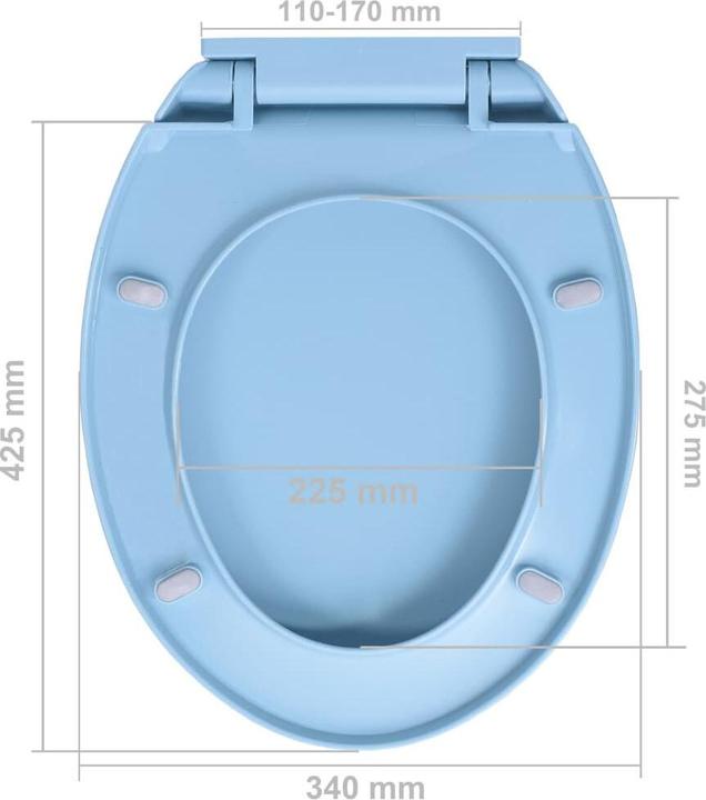 Actual product image vidaXL Toilettensitz