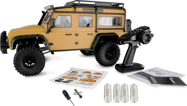 Produktbild Amewi ALLRock H8 Scale Crawler brushless 1:8 ARTR gelb (ARR Almost-Ready-to-Race)