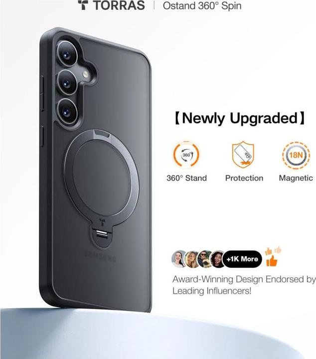 Produktbild Torras Ostand Spin Series (Samsung Galaxy S25)