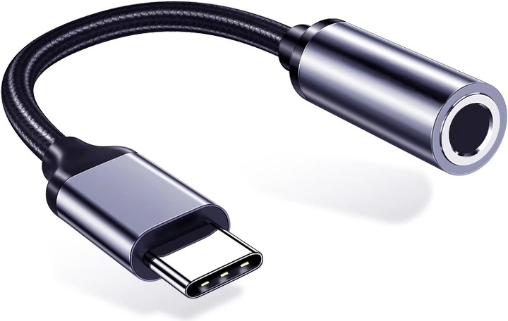Hermex USB Type-C to 3.5mm audio AUX headphone adapter USB-C to AUX cable (USB, Various)