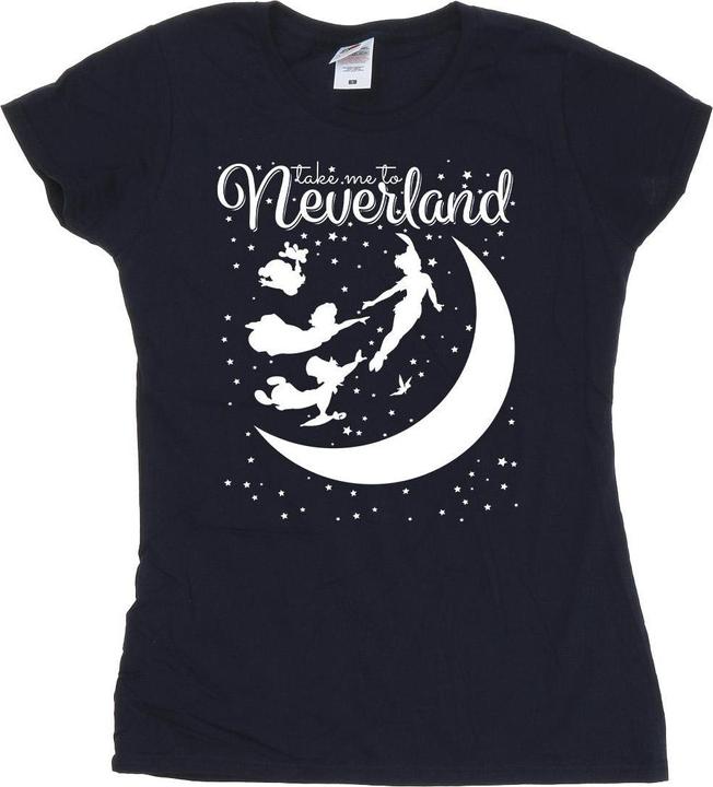 Actual product image Disney Womens/Ladies Peter Pan Take Me To Neverland Cotton T-Shirt (M)