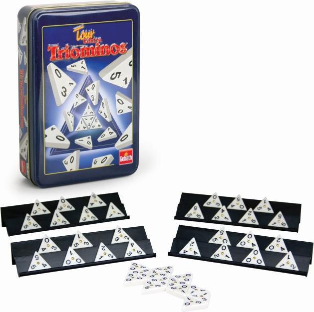 Actual product image Goliath Toys Cans Triominos Travel Edition (German)