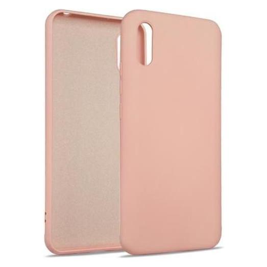 Beline Etui Silicone iPhone 13 6,1" różowo-złoty/rose gold (Apple iPhone 13), Smartphone Hülle, Rosa