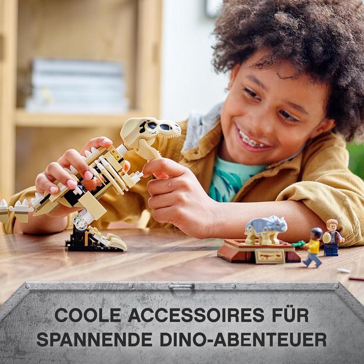 Productafbeelding LEGO T. Rex skelet in de fossielen tentoonstelling (76940, LEGO Jurassic World)