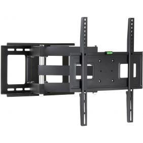 Art RAMT AR-80 Holder AR-80 for LCD/LED 32-65 75kg adj. vertical/level (Wand, 65", 75 kg), TV Wandhalterung, Schwarz