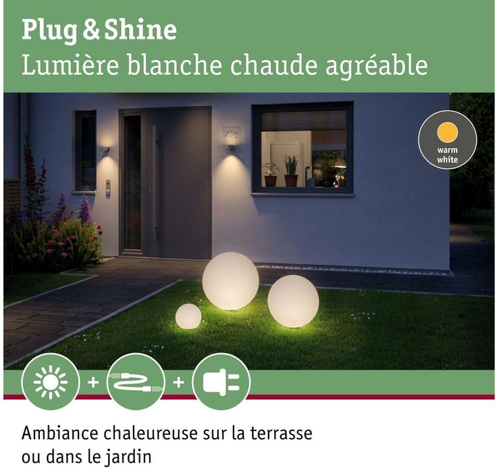 Produktbild Paulmann Outdoor Plug & Shine Globe (575 lm, IP67)