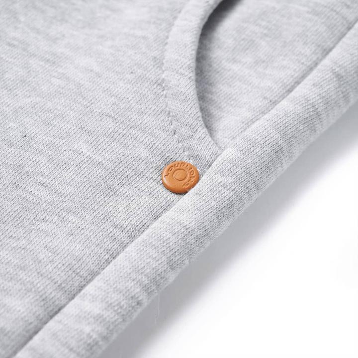 Image du produit vidaXL Pantalon de survêtement enfant Gris Mélange 116,Matière : 92 (116)