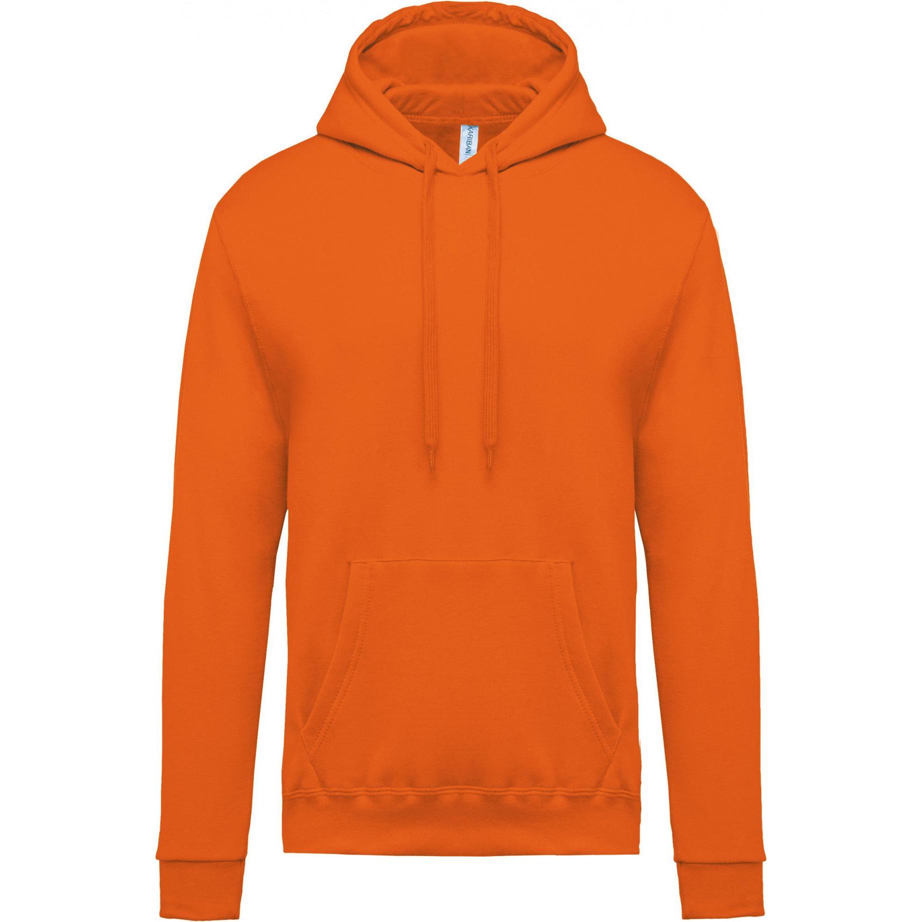 Kariban, Herren, Pullover, Hoodie, Orange, (XXL)