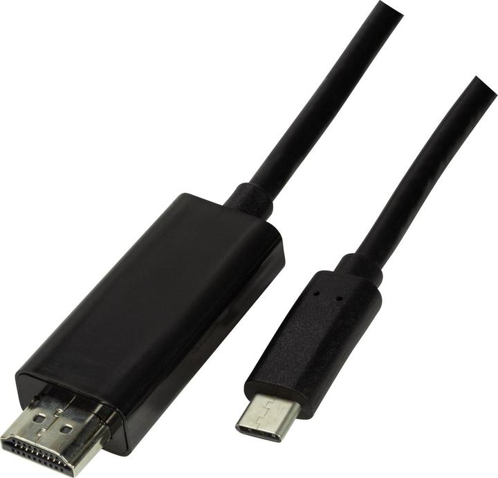 Produktbild LogiLink USB Typ C — HDMI (Typ A) (1.80 m)