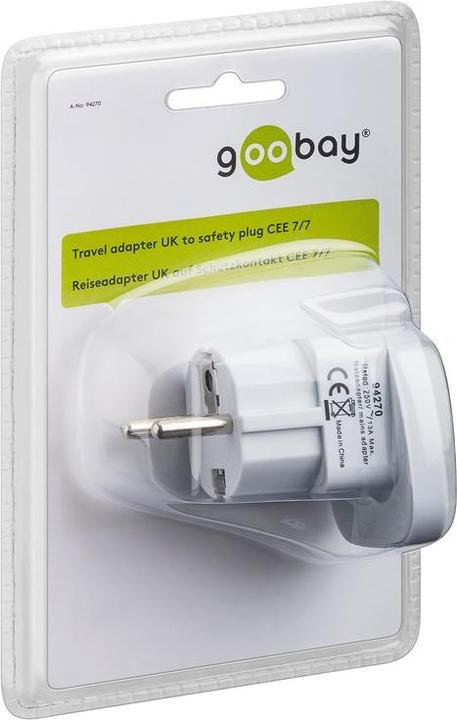 Produktbild Goobay Reiseadapter, Weiss