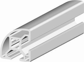 Immagine prodotto RS PRO Profilo in alluminio 30 x 30 mm, scanalatura a 2 pieghe 8mm, lunghezza 3m