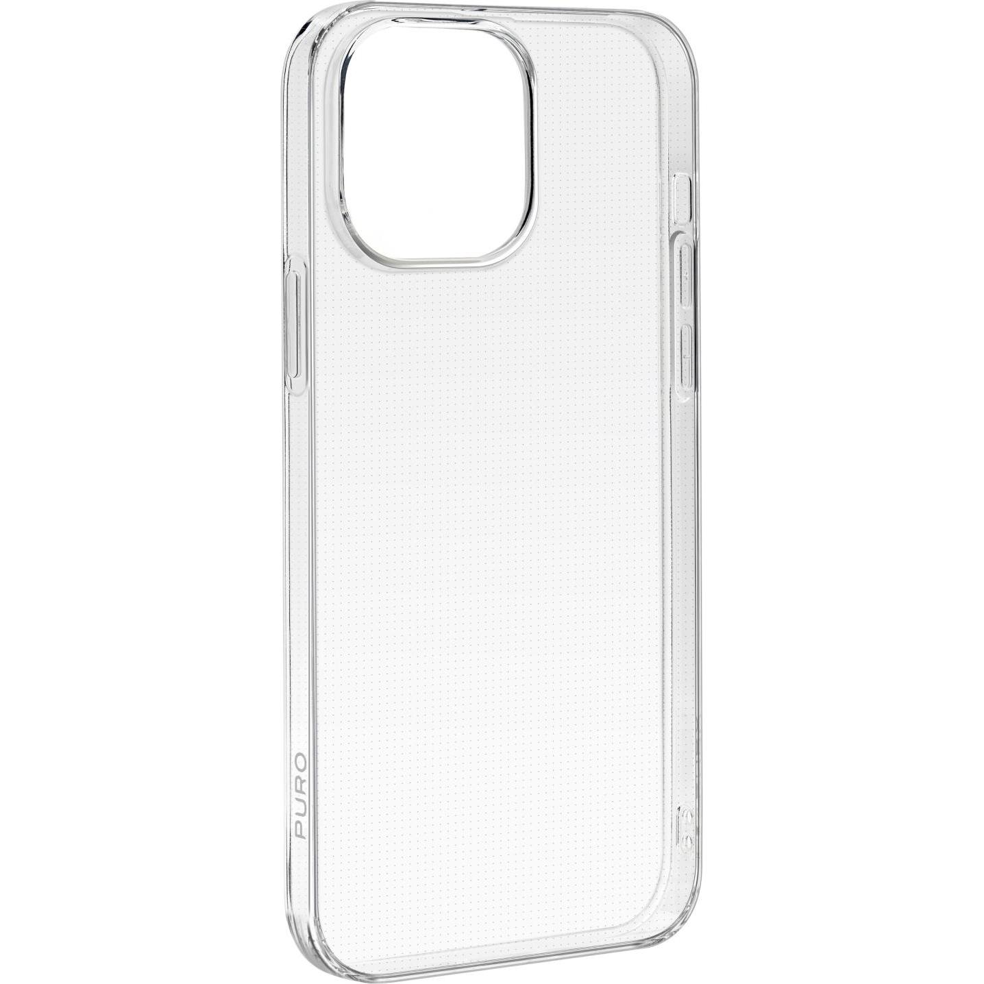 Puro 03 Nude Case iPhone 15 Pro Max transp. (Apple iPhone 15 Pro Max), Smartphone Hülle, Transparent