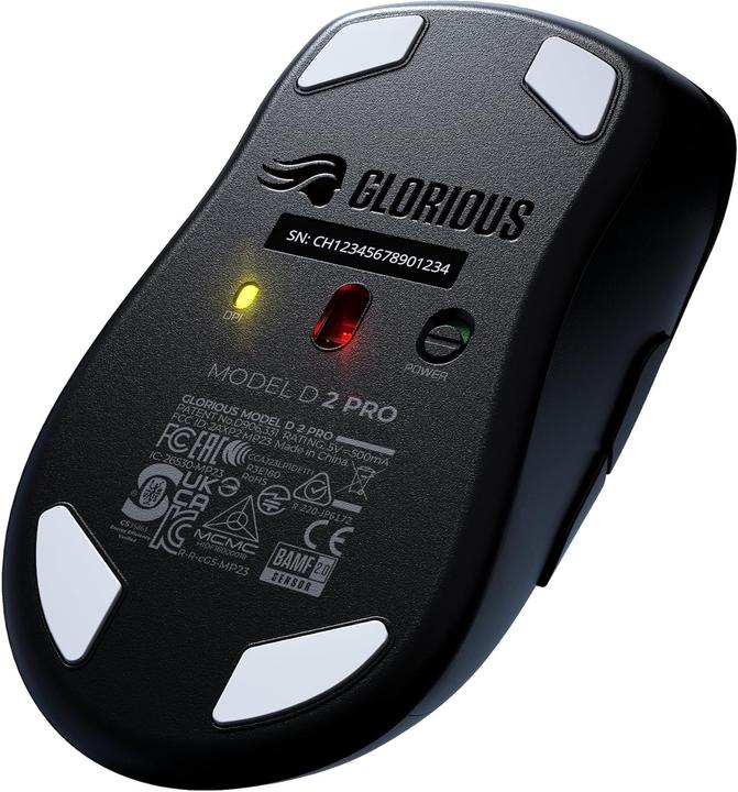Actual product image Glorious PC Gaming Race Glorious Model D 2 PRO Wireless, 1K Polling - Black (Wireless)
