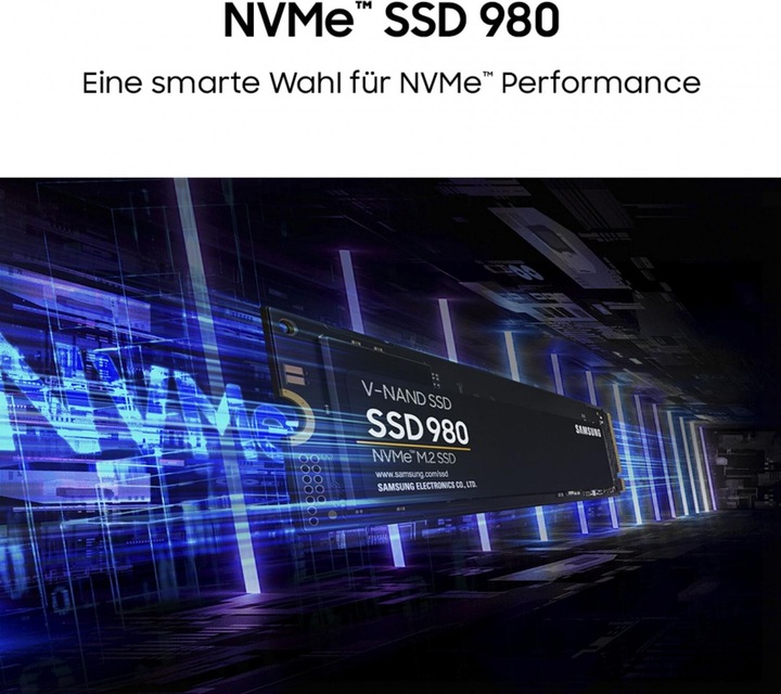 Produktbild Samsung 980 (500 GB, M.2 2280)