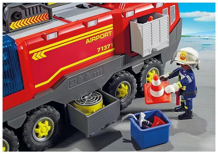 Actual product image Playmobil 71371 Airport Fire Truck with Light and Sound (71371, Playmobil City Action)