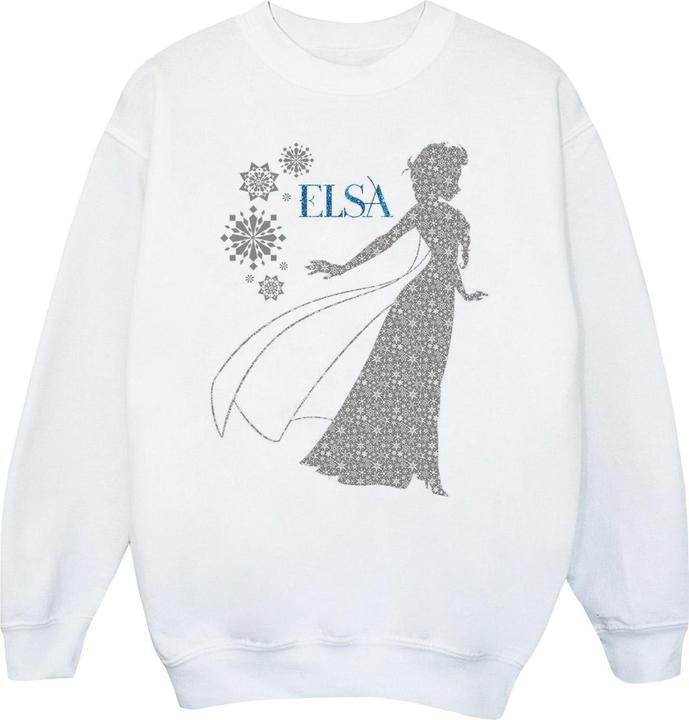 Immagine prodotto Disney Frozen Elsa Christmas Silhouette Felpa Ragazzi (140, 146)