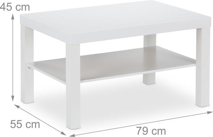Actual product image Relaxdays Side table (55 x 79 x 45 cm)