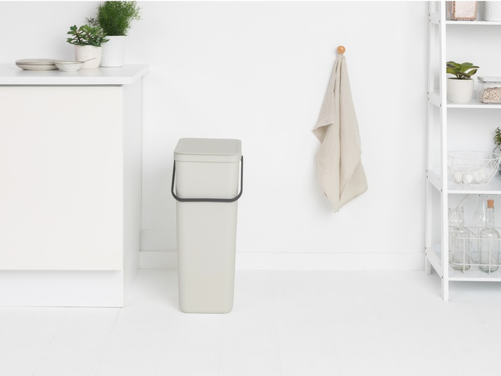 Actual product image Brabantia Recycling bin Sort & Go 40 l, light gray (40 l)