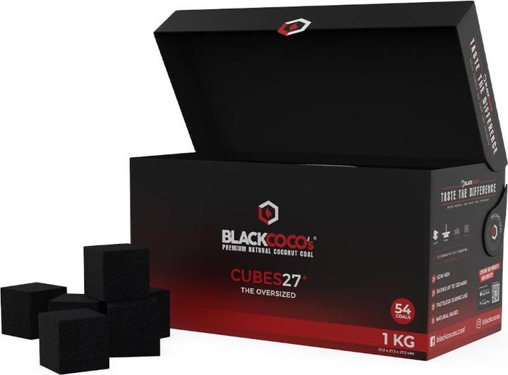 Black Cocos BLACK COCO’s Cubes27 1KG Naturkohle