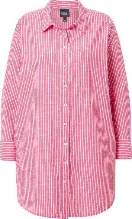 Produktbild Ulla Popken Longbluse, Streifen, A-Linie, Hemdkragen, Langarm (50, 52)