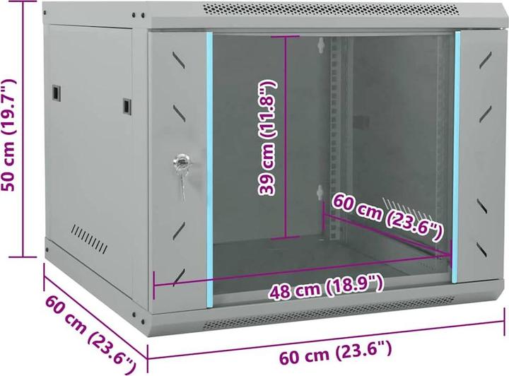 Produktbild VidaXL Netzwerkschrank (40494.94 HE)